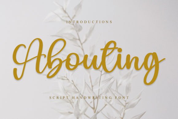 Abouting Font Review: A Playful Typeface for Web Headers