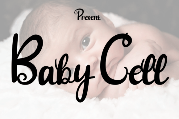 Baby Cell: A Modern Script Typeface for Elegant Editorial Design