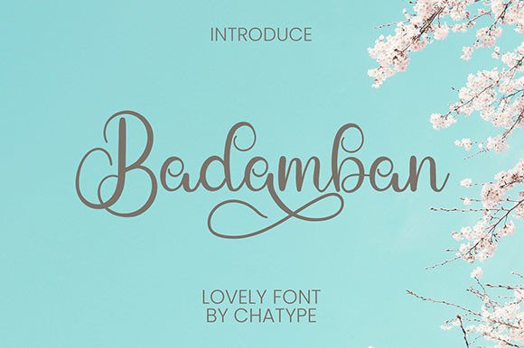 Badamban: A Handwritten Typeface for Editorial Design