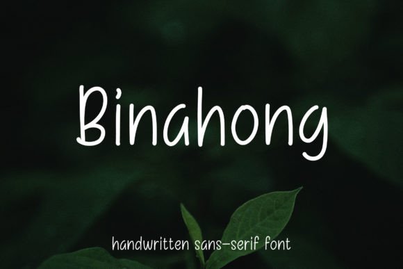 Binahong: A Modern Handwritten Font for Your Brand