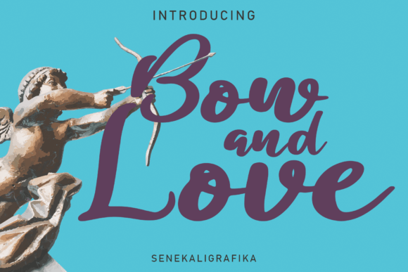 Bow and Love: A Romantic Script Font for Handmade Brands