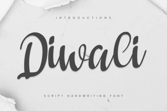 Diwali Font: A Handwritten Typeface for Warm Branding