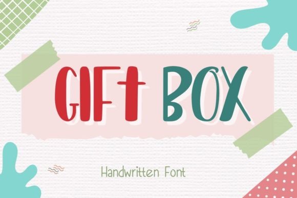 Gift Box Font: A Handwritten Typeface for Editorial Warmth