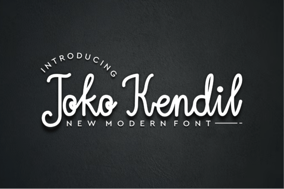 Joko Kendil: A Handwritten Typeface for Campaign Impact