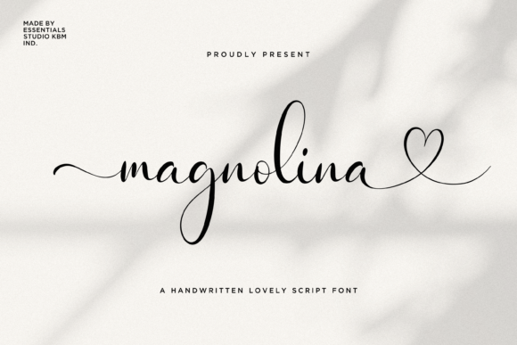 Magnolina: The Dazzling Script Font for Handmade Brands