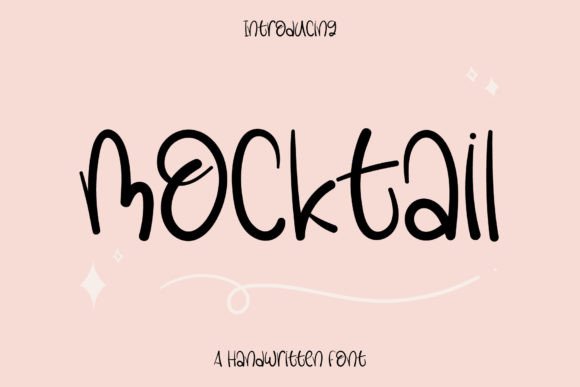 Mocktail Font: The Handwritten Typeface for Clear Campaigns