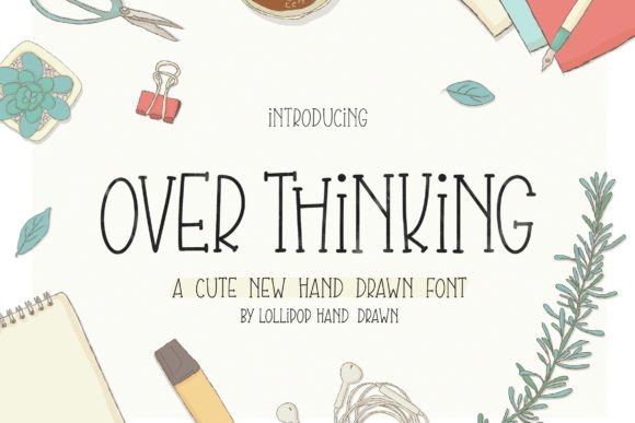 Overthinking Font Review: A Quirky Typeface for Social Campaigns