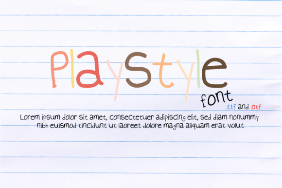 Playstyle Font: The Perfect Handwritten Typeface for Crafters