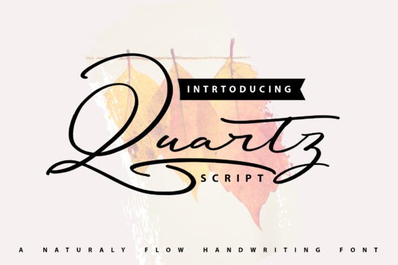 Quartz: The Elegant Handwritten Font for Crafters