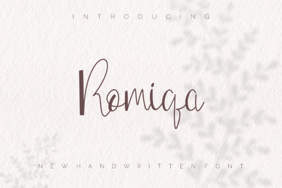 Romiqa: The Elegant Handwritten Font for Makers