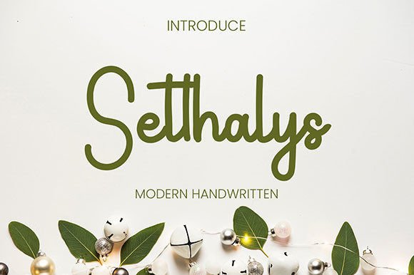 Setthalys Font Review: Elegant Script for Brand Identity