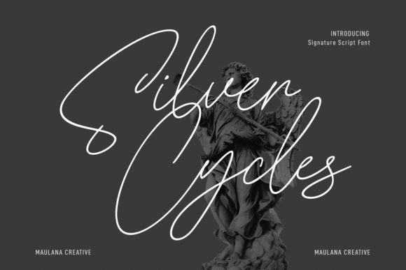 Silver Cycles: The Handwritten Font That Elevates Campaign Design