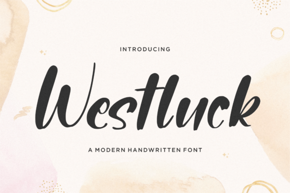 Westluck: A Modern Handwritten Font for Editorial Design